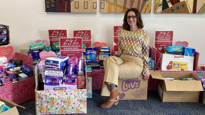 Help a Girl Out Drive Collects Feminine Products to Fight Period Poverty